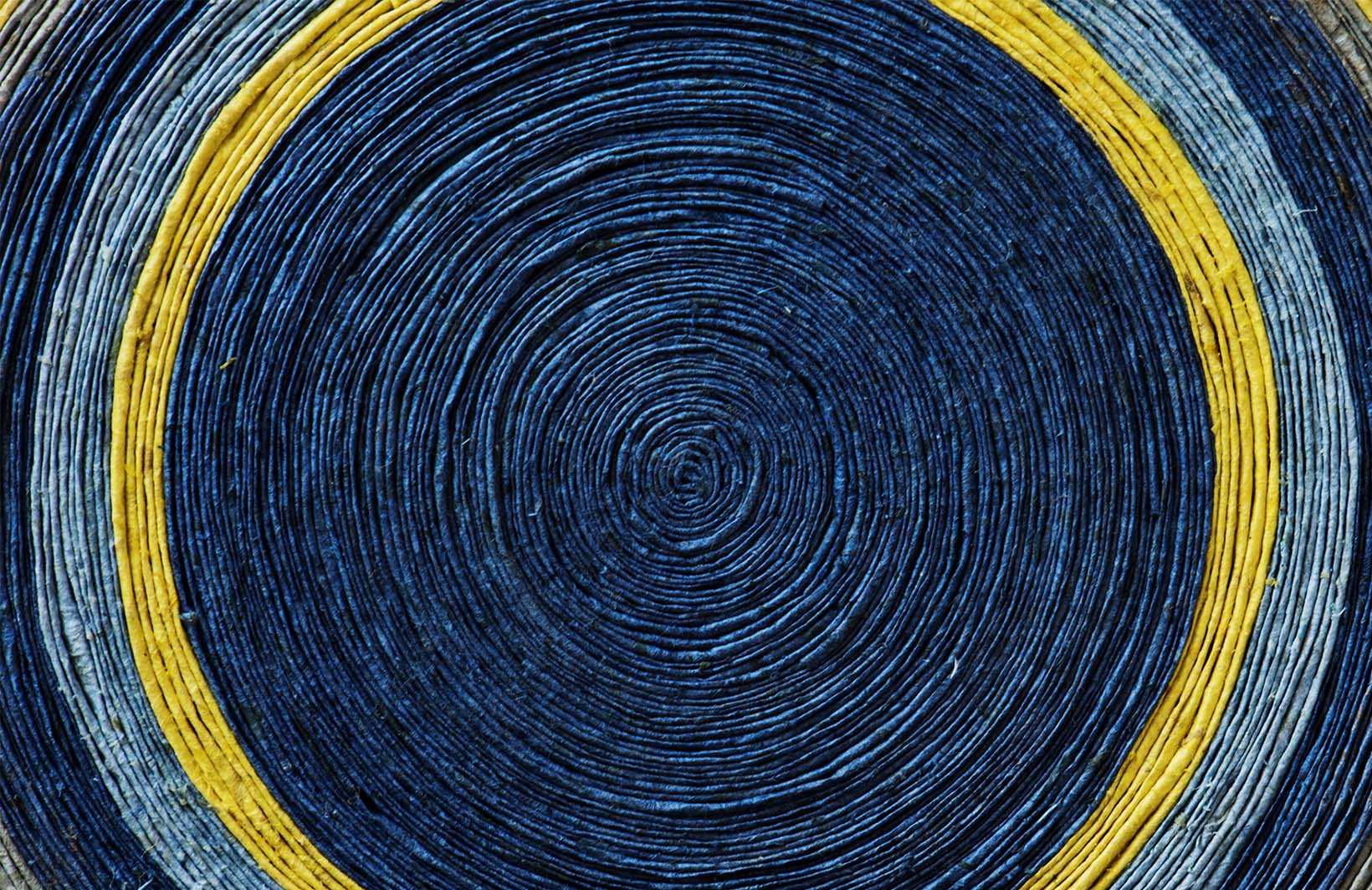3 d фотообои с завораживающими синими кругами Узоры на Стене