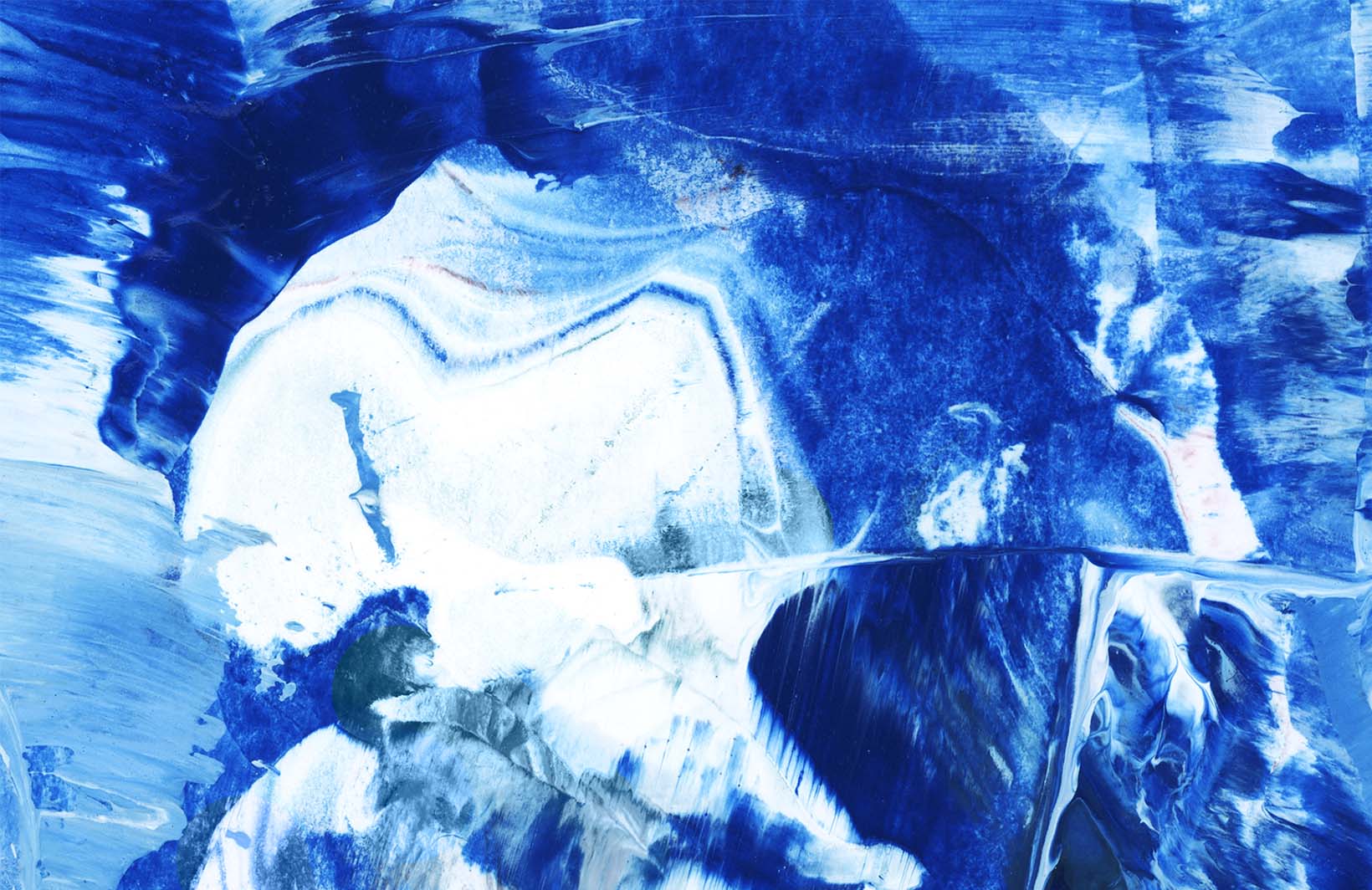 Абстрактные синие фотообои для ванны Узоры на Стене