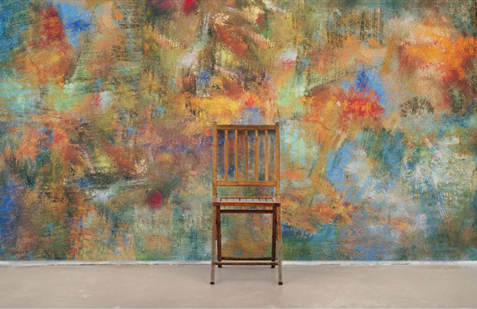 Колоритные фотообои с основными цветами живописи импрессионистов Узоры на Стене