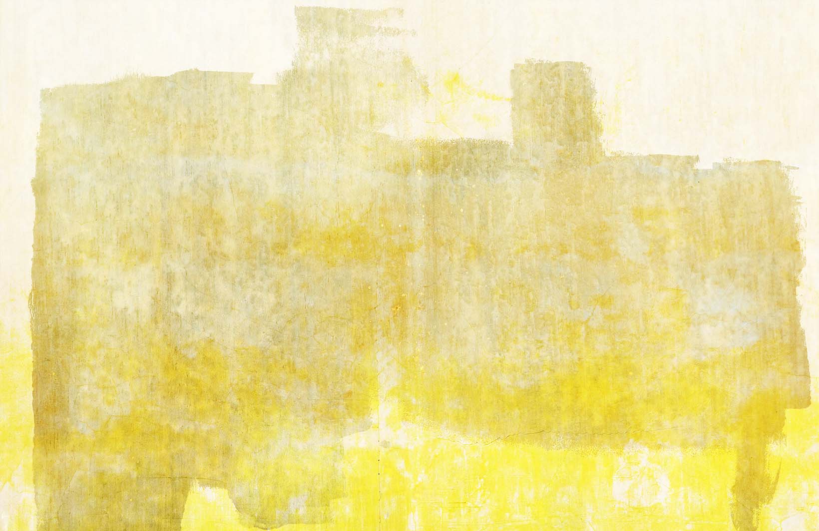 Фотообои с желтыми стенами лофта Узоры на Стене