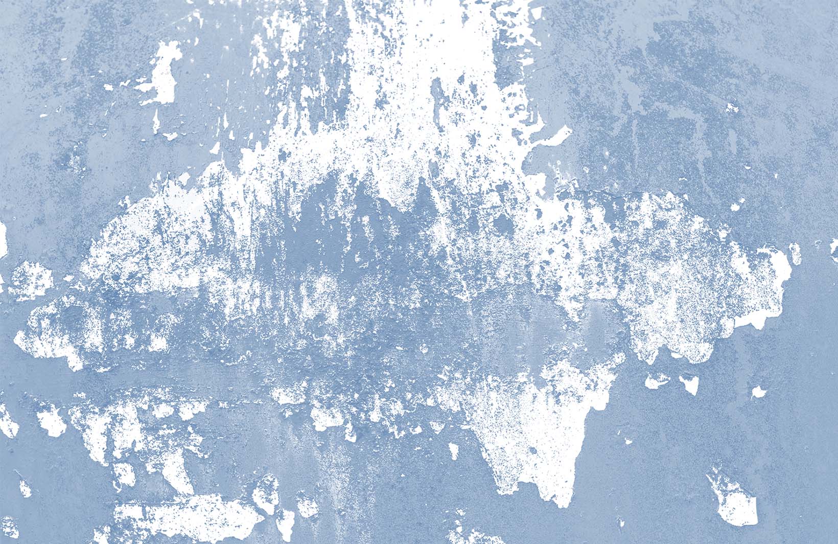 Голубые фотообои в стиле лофт с грубой фактурой неокрашенной стены Узоры на Стене